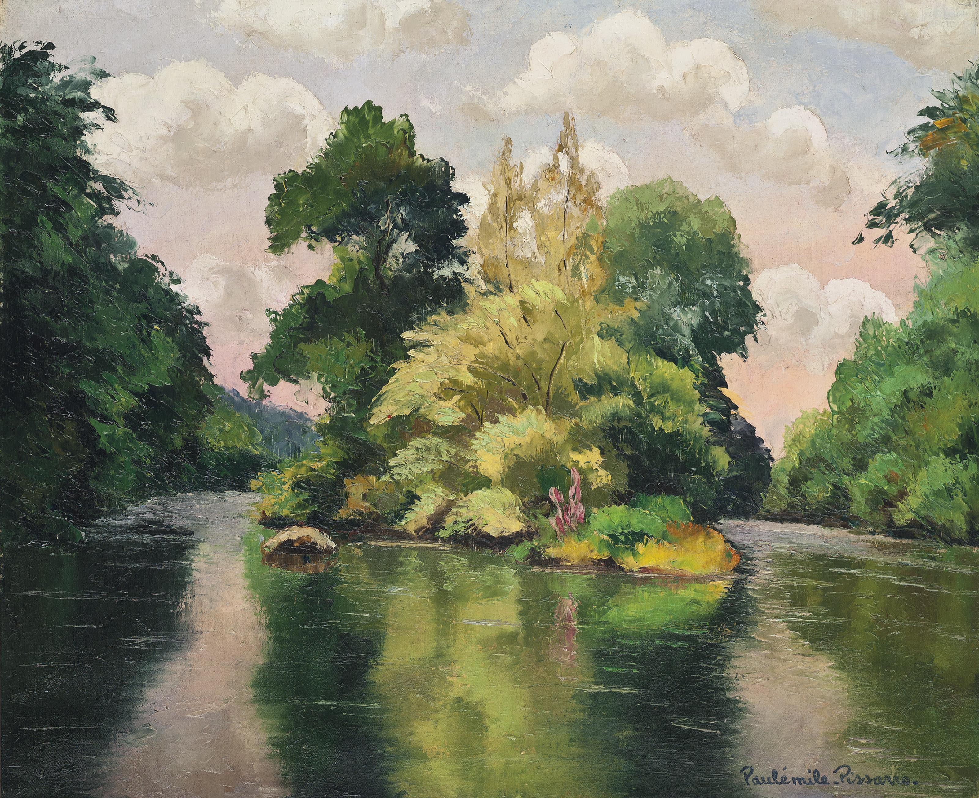 Paulémile Pissarro - L\'île des anneaux