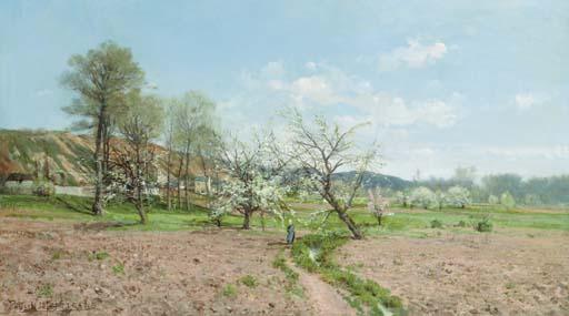 Paulin-André Bertrand - Promenade Under The Apple Blossoms