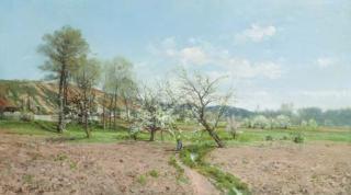 Paulin-André Bertrand - Promenade Under The Apple Blossoms