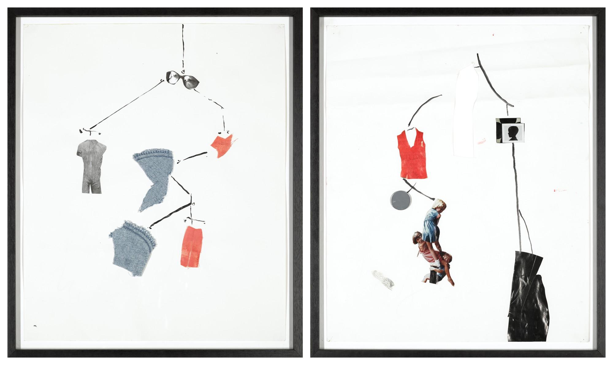 Paulina Olowska - Untitled (Two Works)