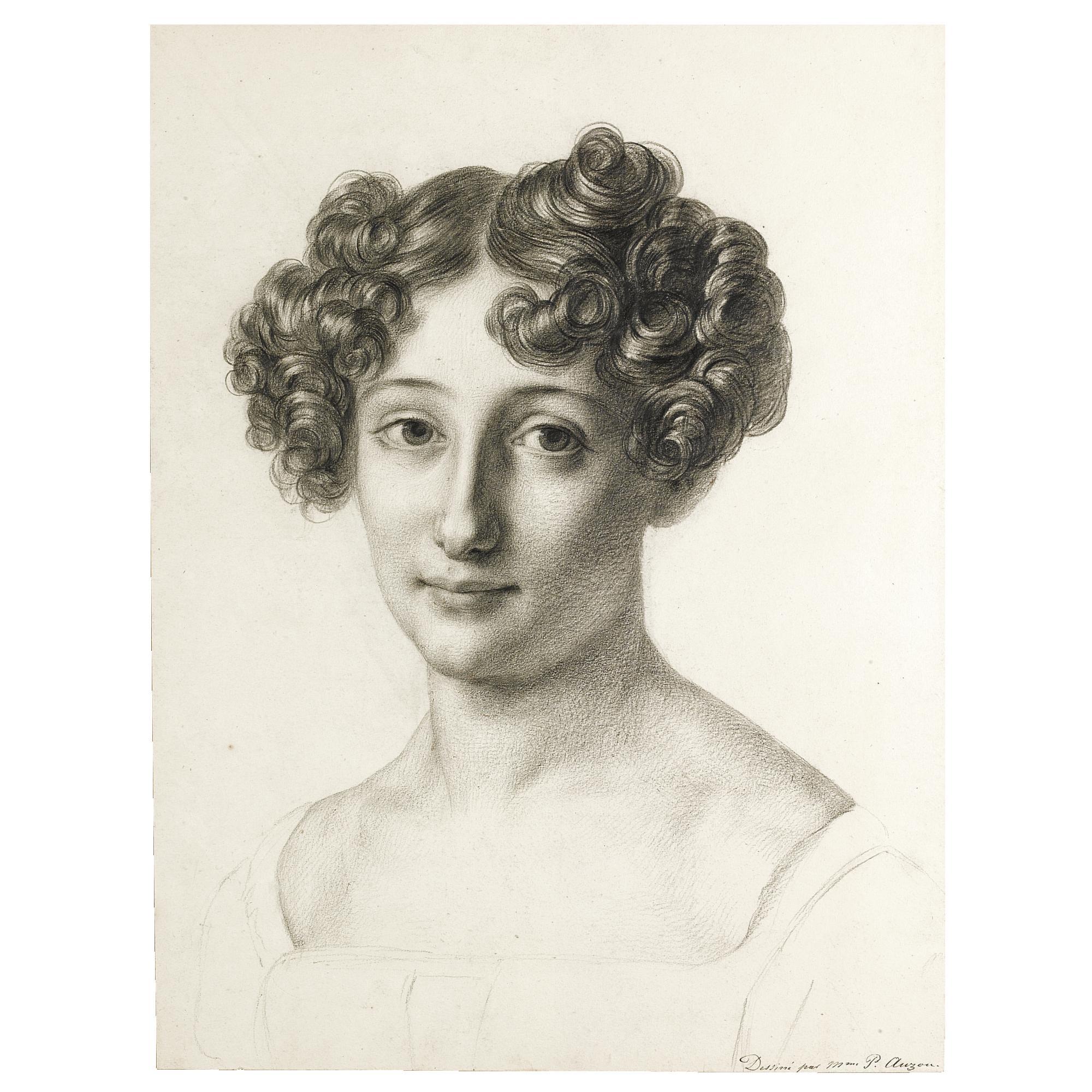 Pauline Auzou - Portrait Of A Lady, Said To Be A Self-Portrait