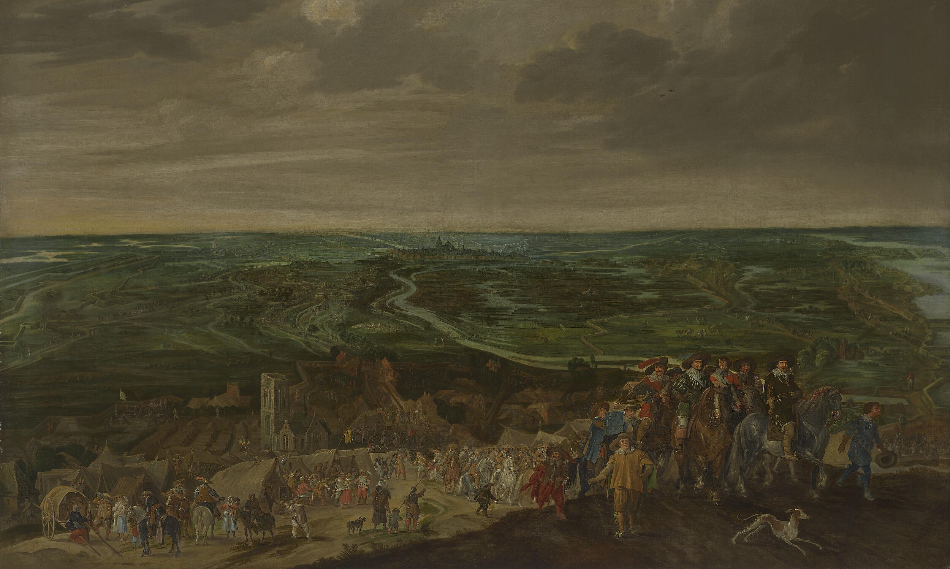 Paulus Van Hillegaert I - The Siege Of \'S-Hertogenbosch, Viewed From The Encampment At Vught