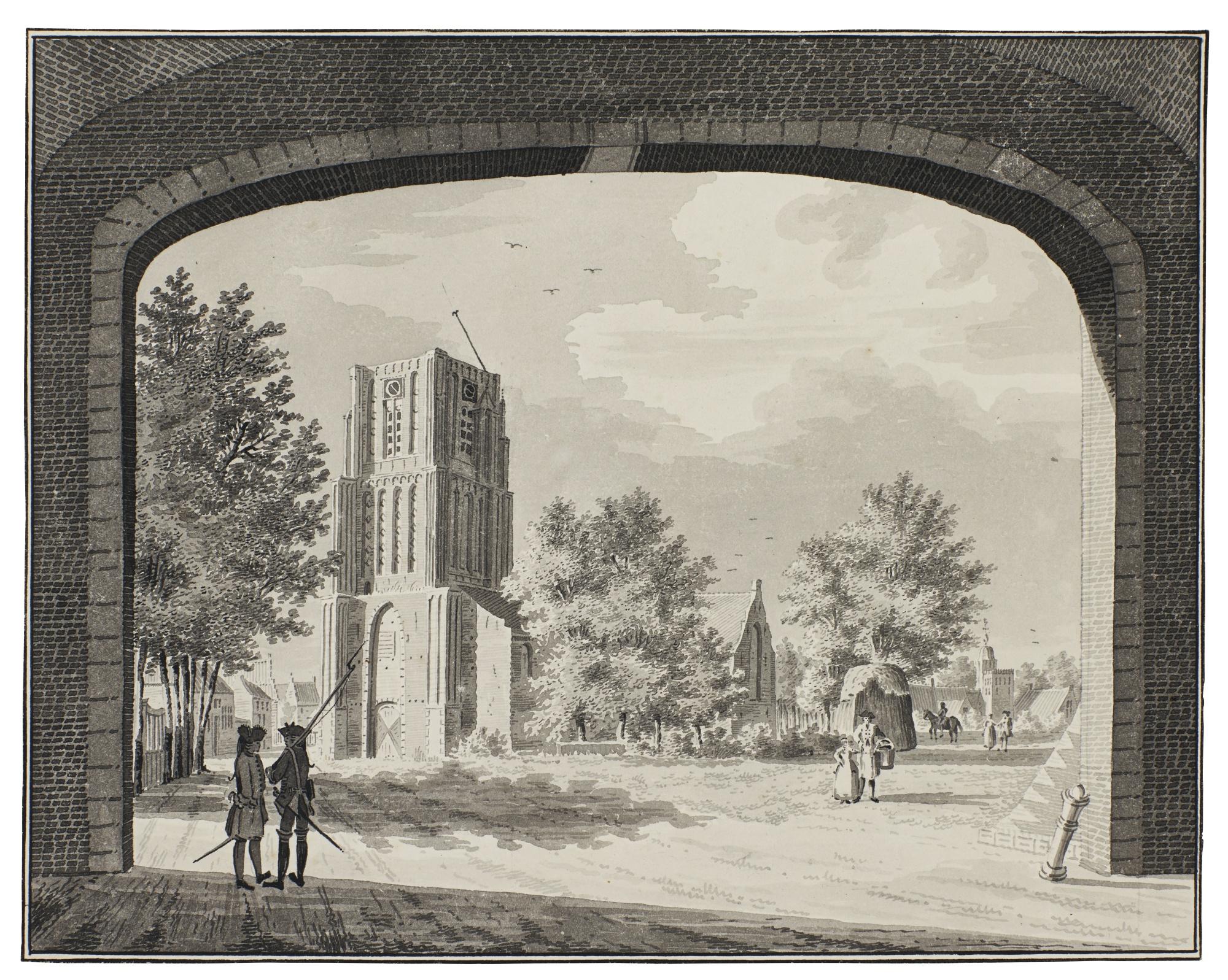 Paulus van Liender - View Of The Martinuskerk In Woudrichem