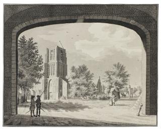 Paulus van Liender - View Of The Martinuskerk In Woudrichem