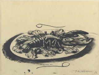 Pavel Fedorovich Tchelitchew - Still Life With A Lobster