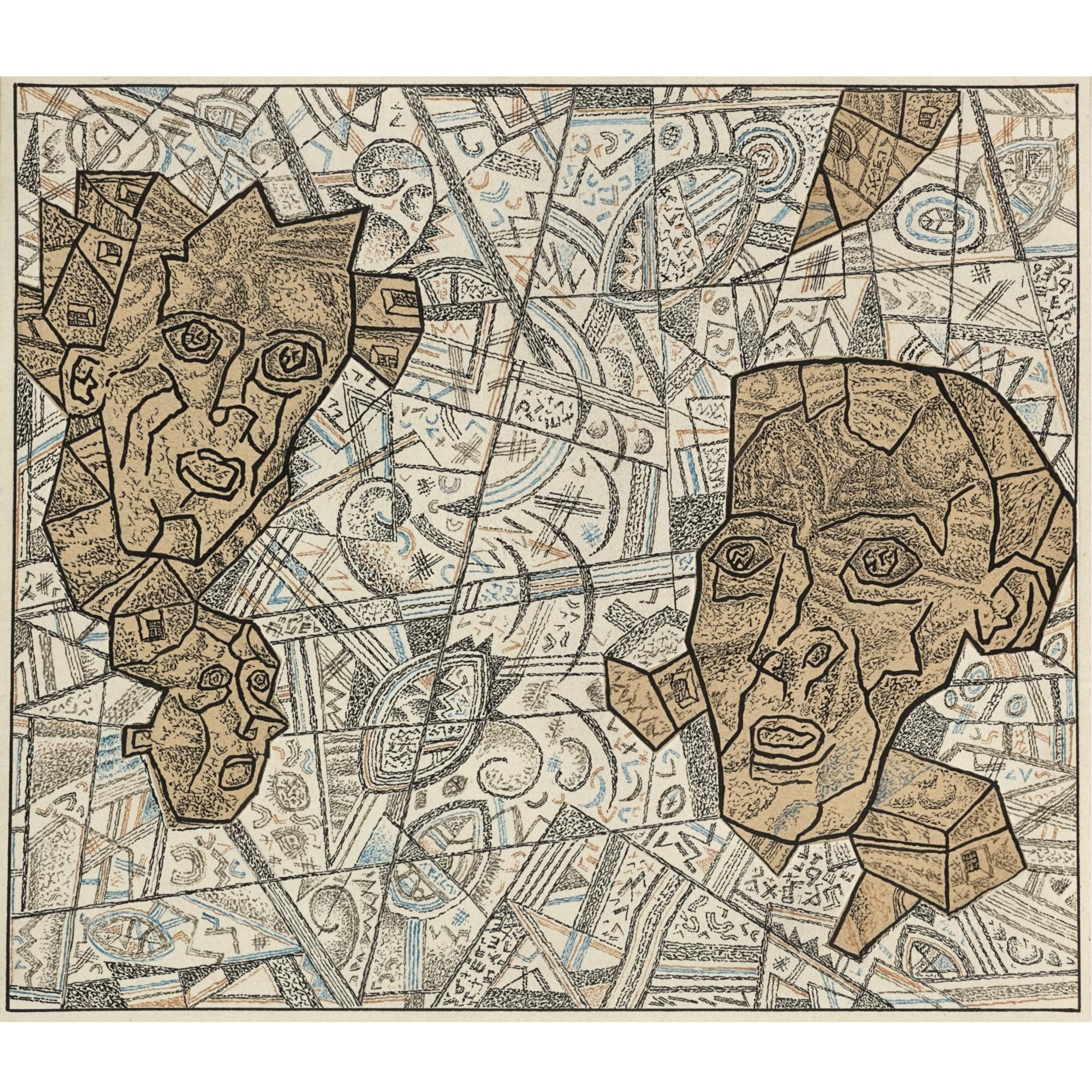 Pavel Filonov - Untitled