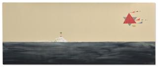 Pavel Pepperstein - Sans titre (objects above the sea)