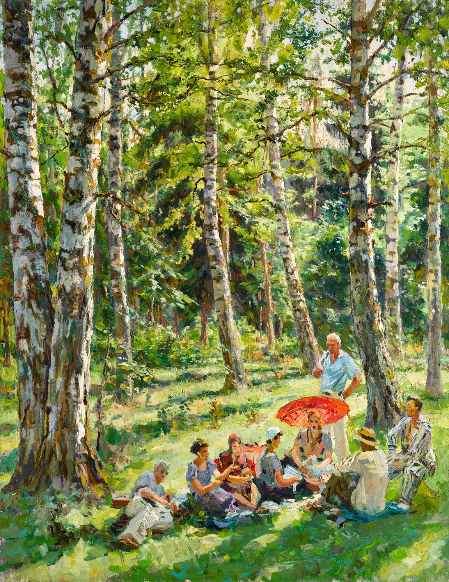 Pavel Petrovich Sokolov-Skalya - Picnic