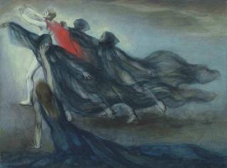 Pavel Tchelitchew - A scene from the ballet \'L\'Errante\'