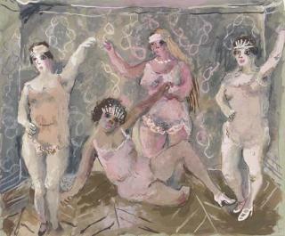 Pavel Tchelitchew - Cabaret dancers