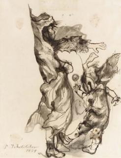 Pavel Tchelitchew - Deux enfants dans le vent