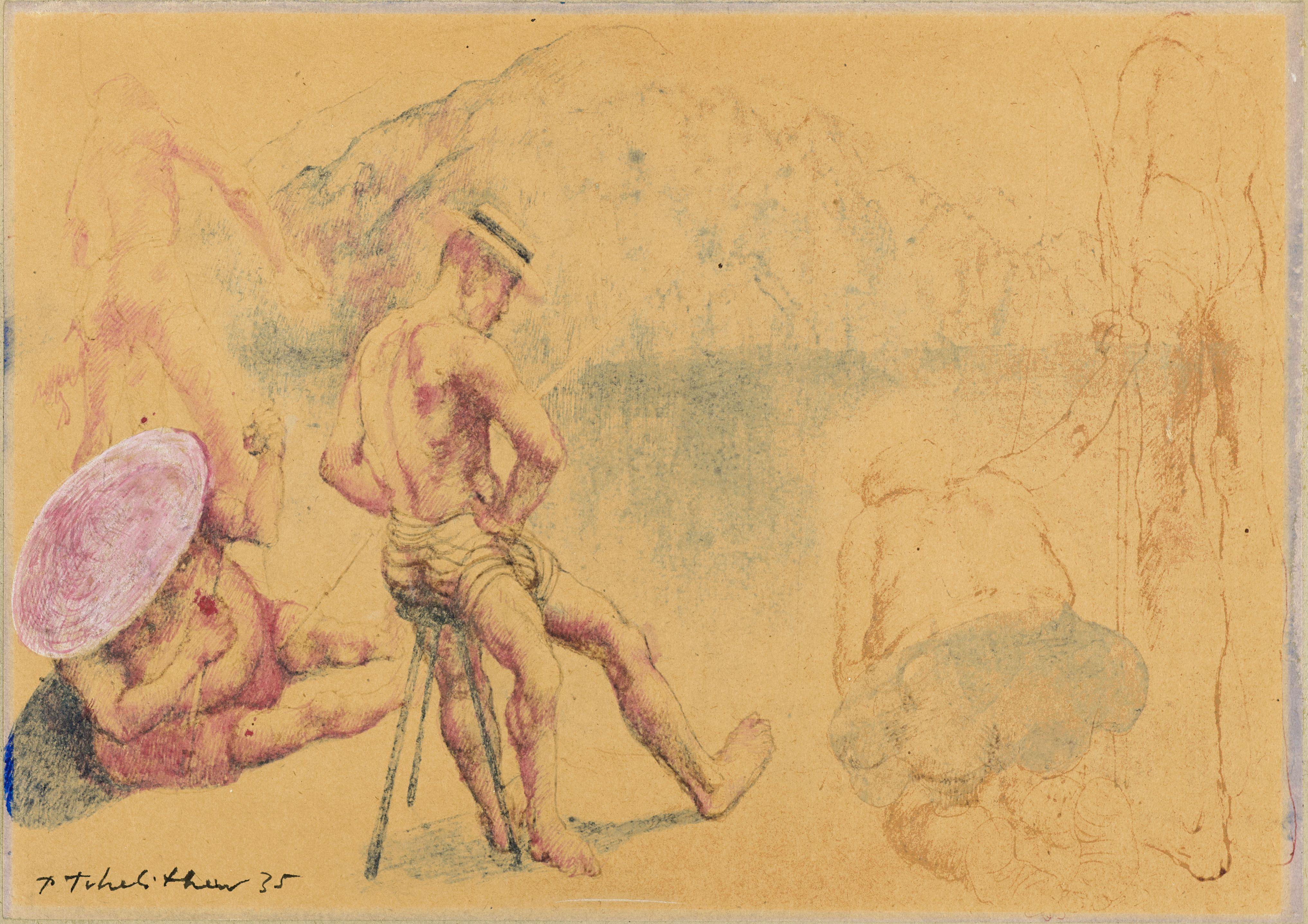 Pavel Tchelitchew - Picnic (Study for \'Phenomena\')