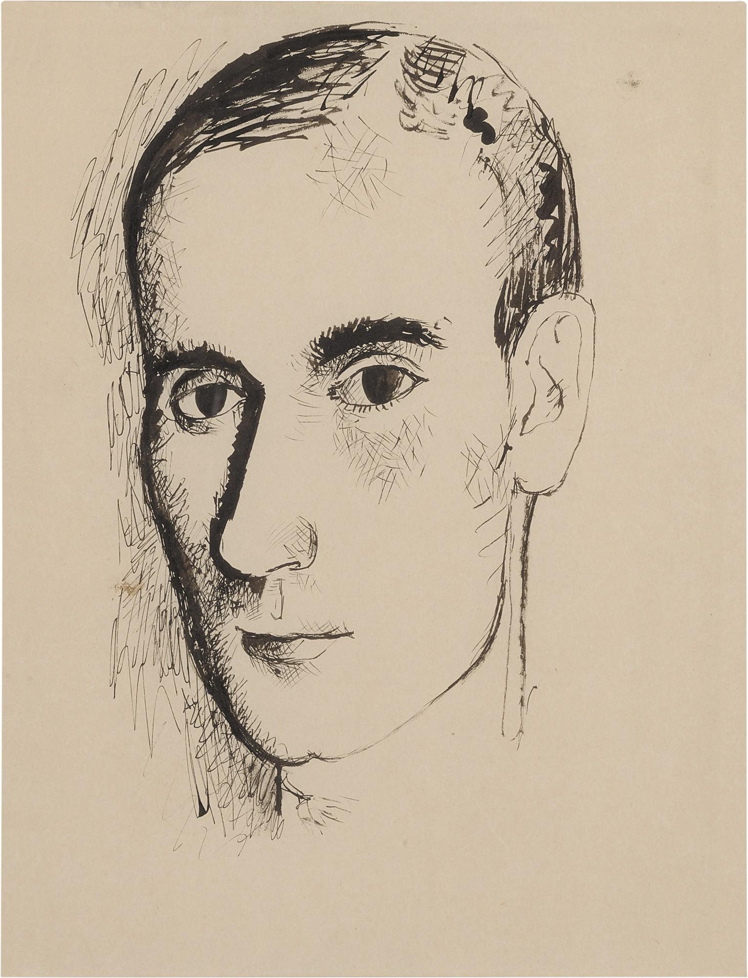 Pavel Tchelitchew - Portrait of Boris Kochno