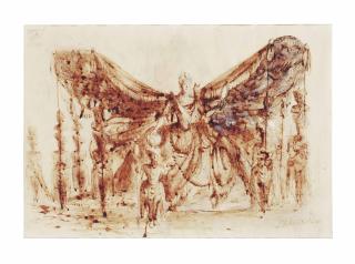 Pavel Tchelitchew - Project for the costume of the Queen of the Night in Mozart\'s \