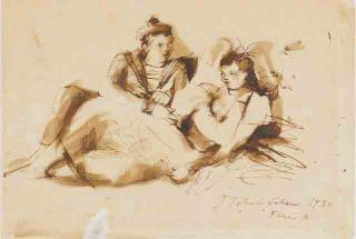 Pavel Tchelitchew - Sailor and Girl