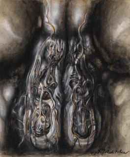 Pavel Tchelitchew - Study For Riddle Of Daedalus