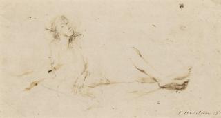 Pavel Tchelitchew - Study Of A Reclining Figure