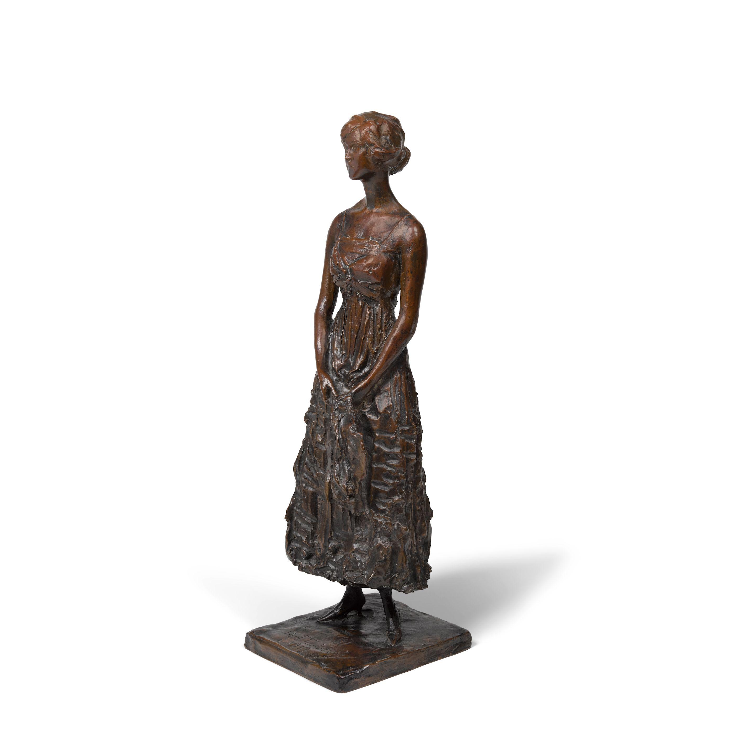 Pavel Troubetskoy - A Bronze portrait of Ruth Raymond Carhart
