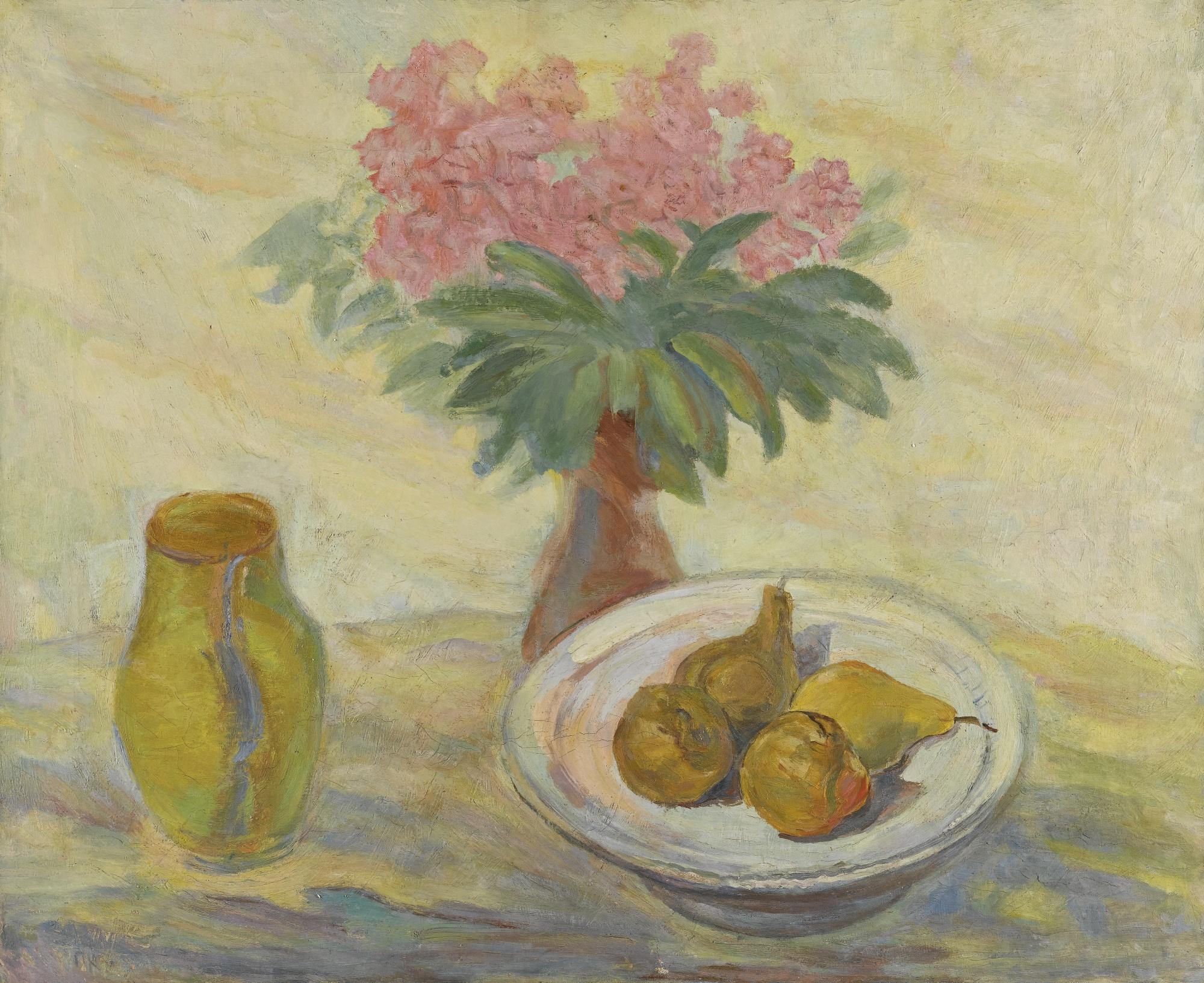 Pavel Varfolomeevich Kuznetsov - Still Life With Flowers And Fruit