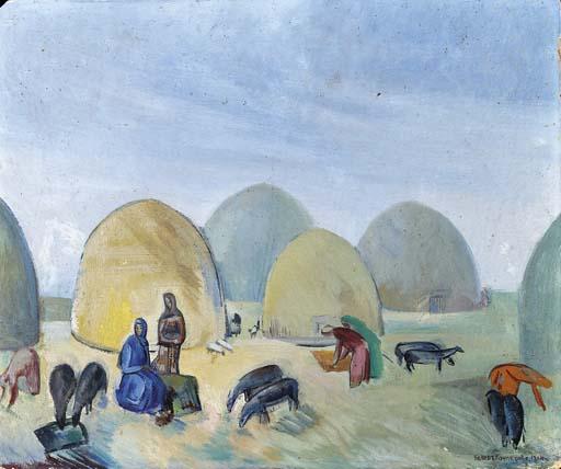 Pavel Varfolomeevich Kuznetsov - Summer - Harvest