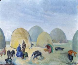 Pavel Varfolomeevich Kuznetsov - Summer - Harvest