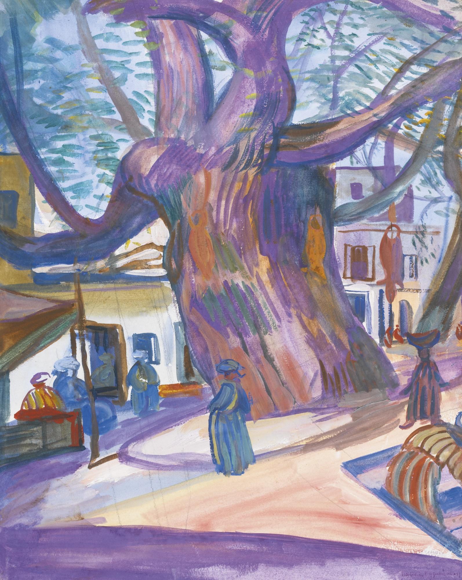 Pavel Varfolomeevich Kuznetsov - Town In Central Asia