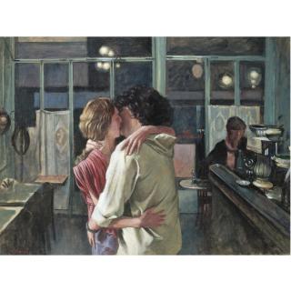 Pavlos Samios - Greek Figures Embracing