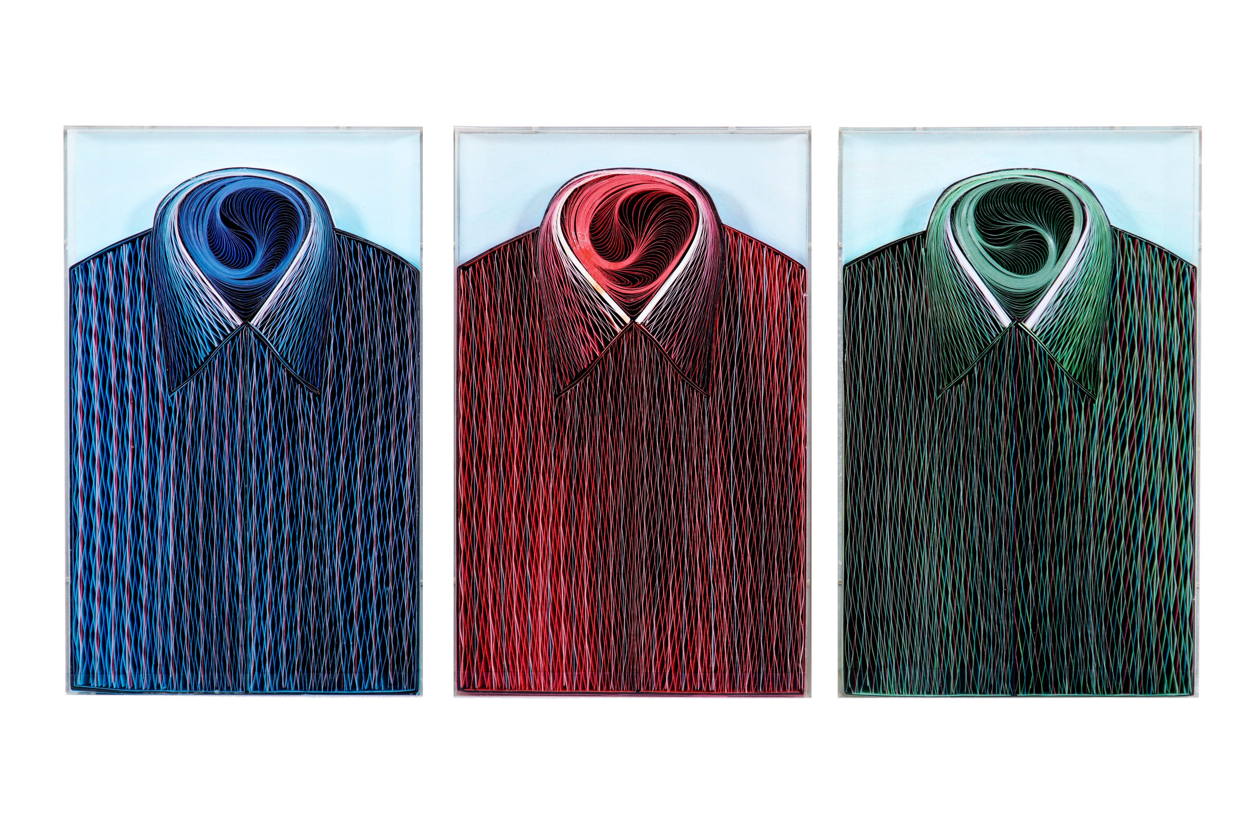 Pavlos - Trois chemises 45,7 x 28,7 x 5,5cm (17 11/16 x 11 x 1 15/16in). (chacun)