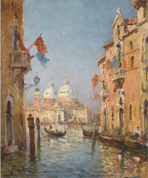Pazotti - Vue de L\'Église Santa Maria Della Salute À Venise