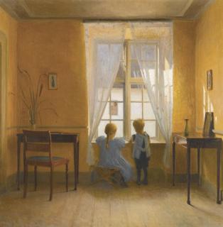 Peder Ilsted - Danish At The Window