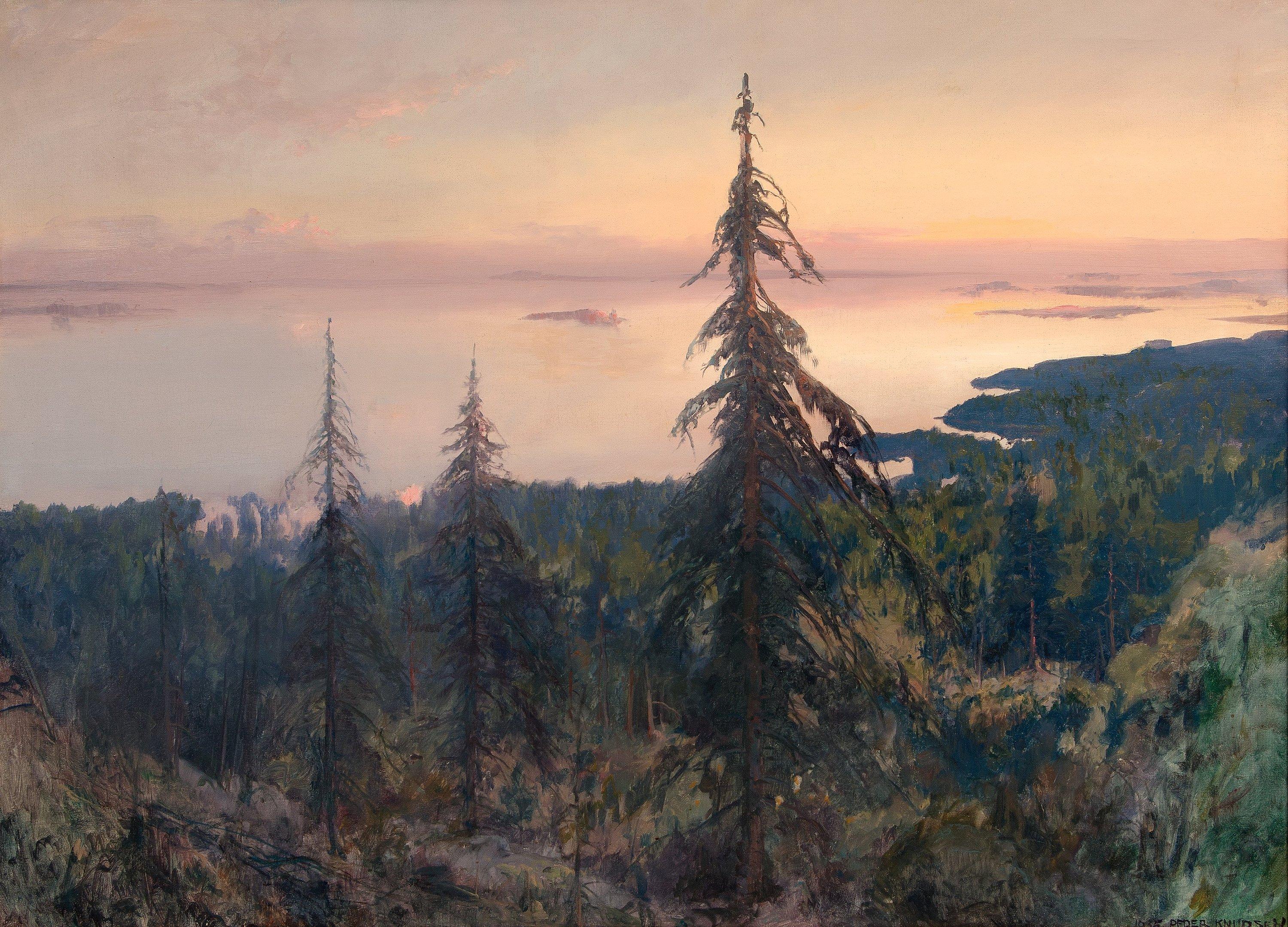 Peder Jacob Marius Knudsen - Evening Sun.