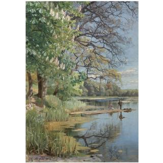 Peder Mønsted - Danish Fishing On The Lake