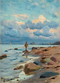 Peder Mork Mönsted - Boy fishing