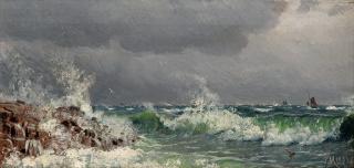Peder Mork Mönsted - Stormy Sea.