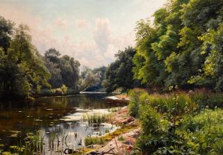 Peder Mork Mönsted - Summer Day By The River.