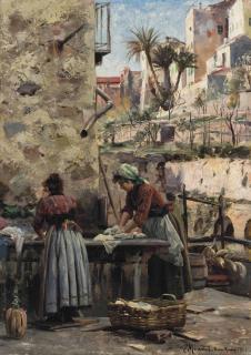 Peder Mork Mönsted - The washerwomen