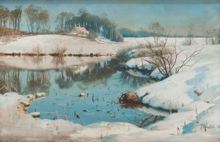 Peder Mork Mönsted - Winter landscape