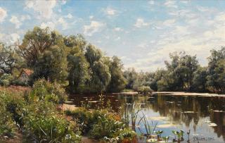 Peder Mørk Mønsted - A Pond In Summer