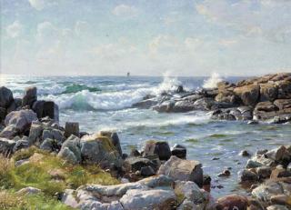 Peder Mork Mønsted - The coast of Bornholm