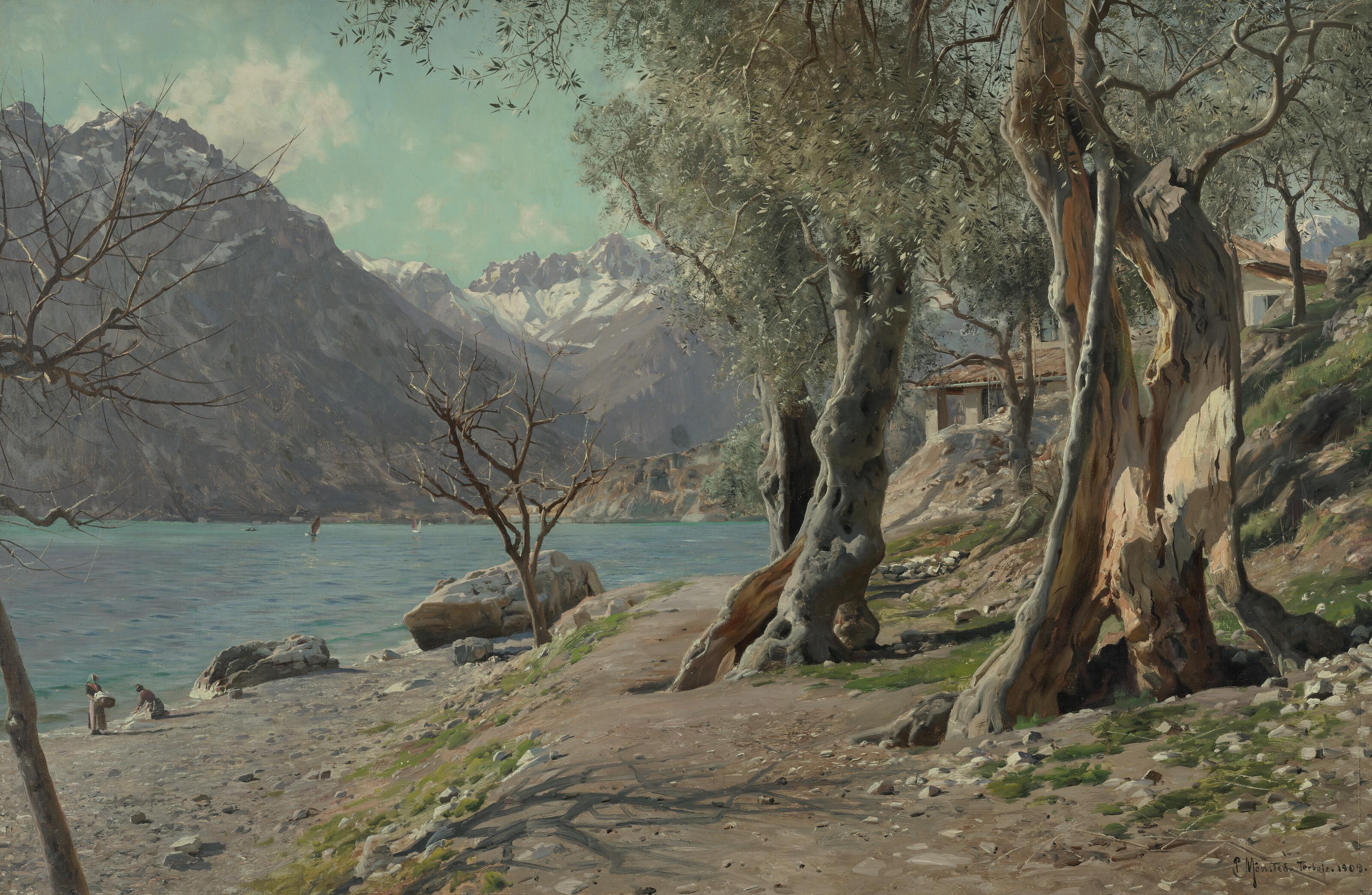 Peder Mørk Mønsted - Torbole, near Lake Garda