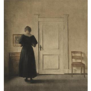 Peder Vilhelm Ilsted - Interior; And The White Chair (2 Prints)