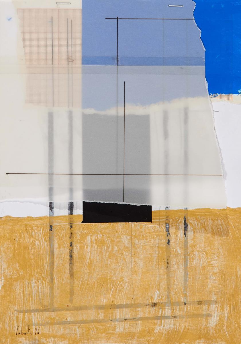 Pedro Cabrita Reis - d’après une porte # 8, blue