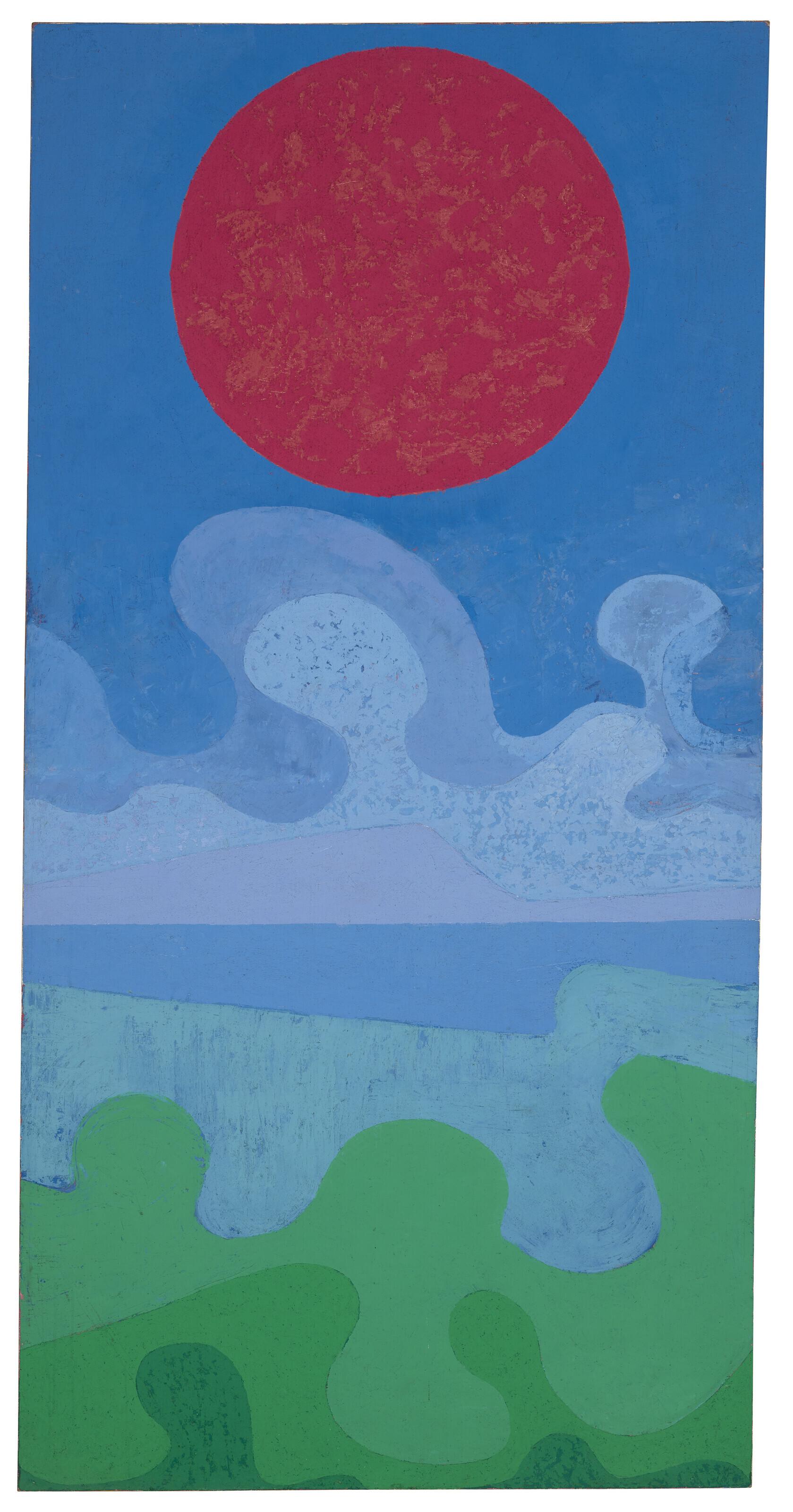 Pedro Coronel - Untitled (Círculo rojo)