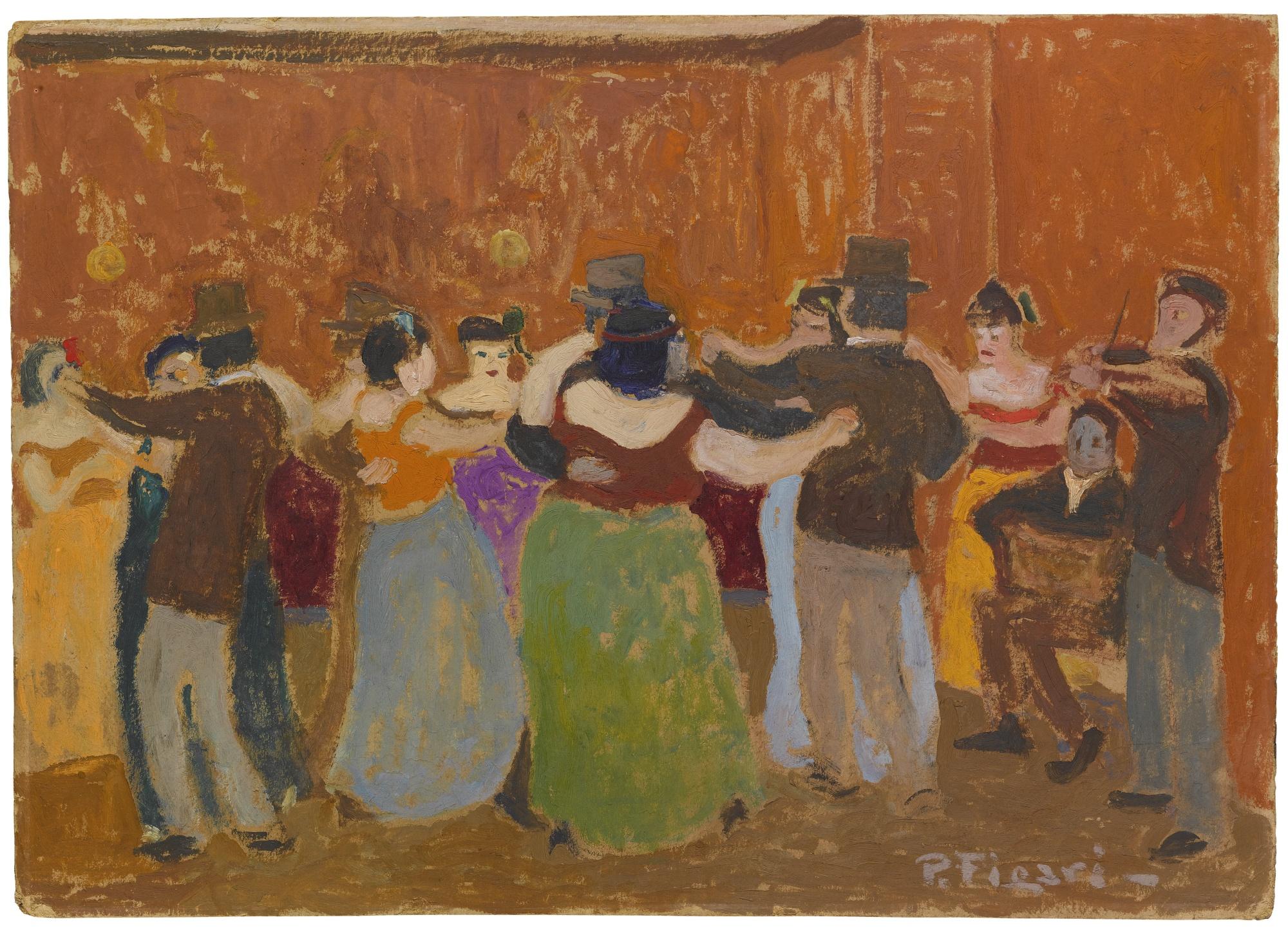 Pedro Figari - El Tango, Cabaret