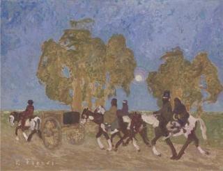 Pedro Figari - Llevando al muerto