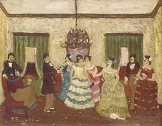 Pedro Figari - Reunión colonial