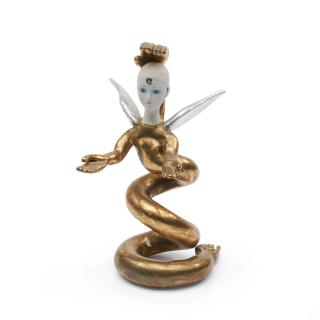 Pedro Friedeberg - Serpent Angel 13 1/2 x 7 x 6 in. (34.3 x 17.8 x 15.2 cm)