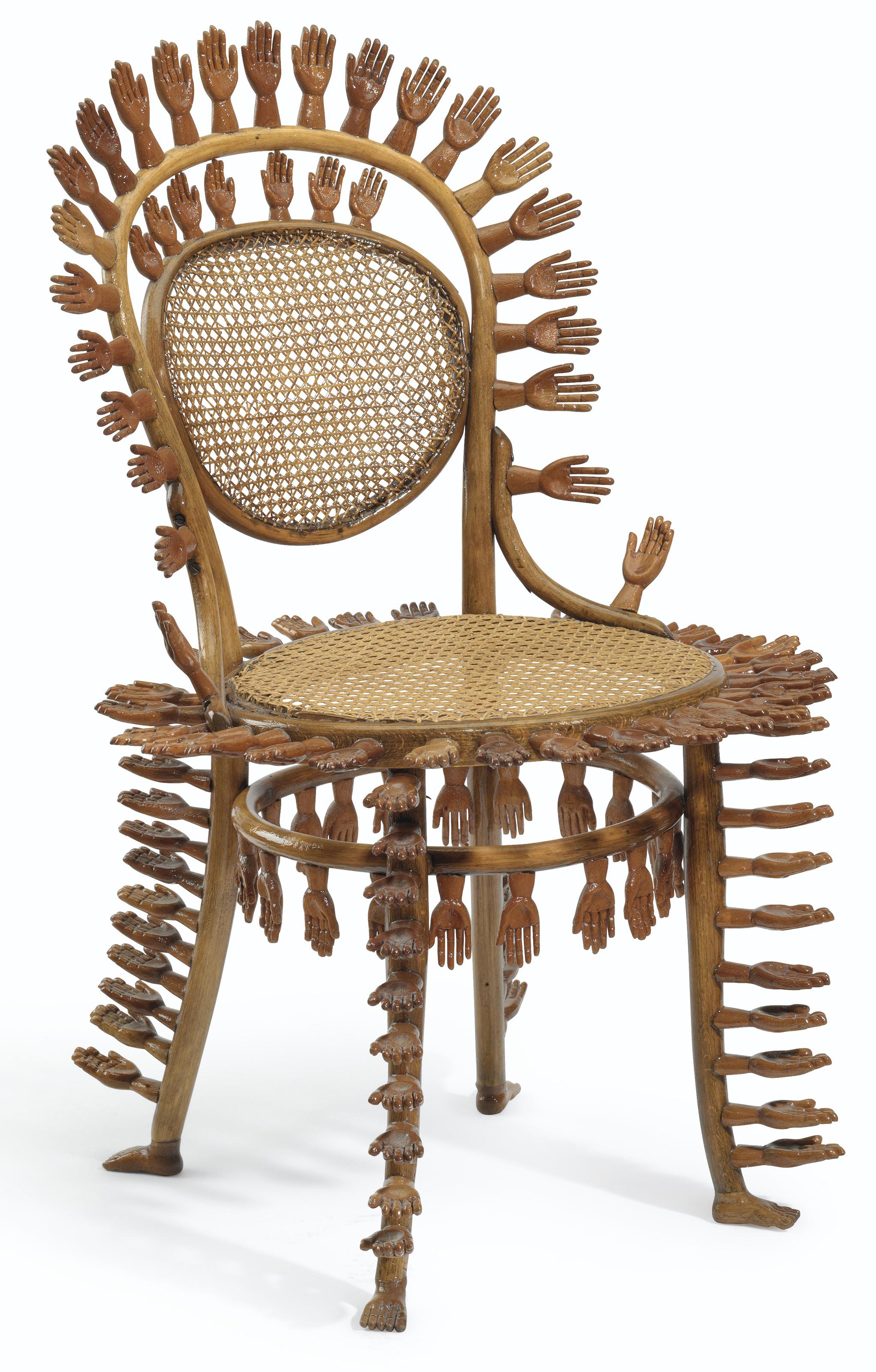 Pedro Friedeberg - Silla de cien manos