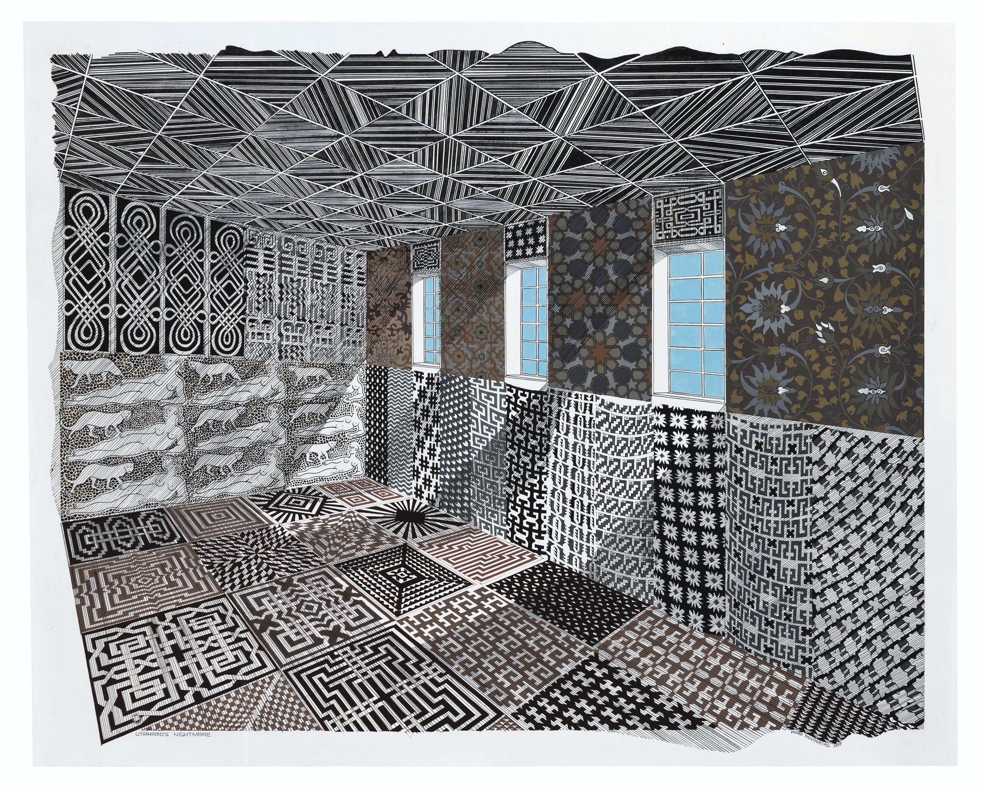 Pedro Friedeberg - Utamaro\'S Nightmare