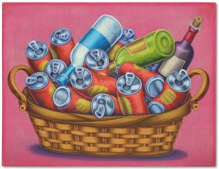 Pedro Pedro - Basket with Bottles and Cans